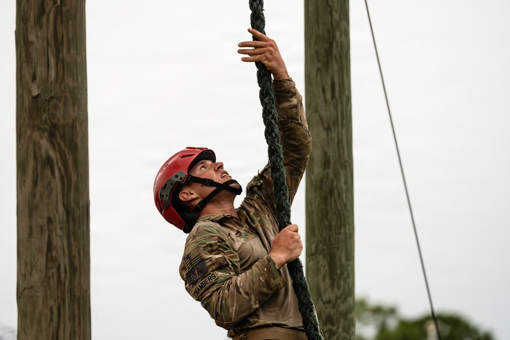National Best Warrior 2026 competitors challenge themselves through obstacle course