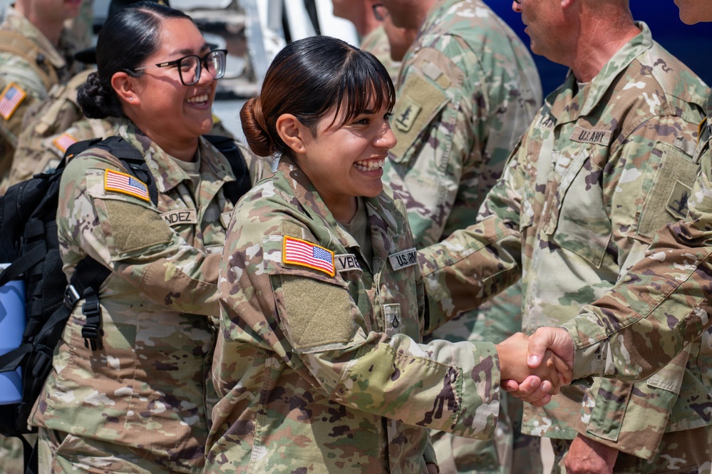 Nebraska National Guard Soldiers return home after Washington mission