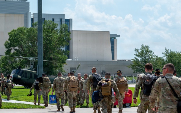 Nebraska National Guard Soldiers return home after Washington mission