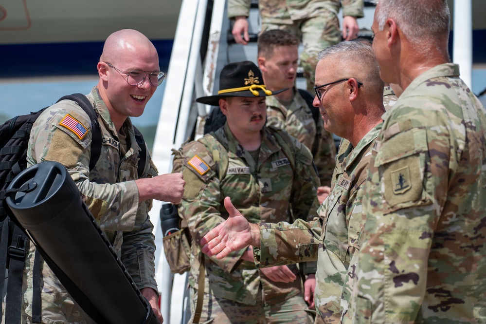 Nebraska National Guard Soldiers return home after Washington mission