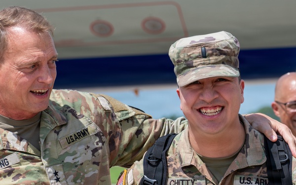 Nebraska National Guard Soldiers return home after Washington mission