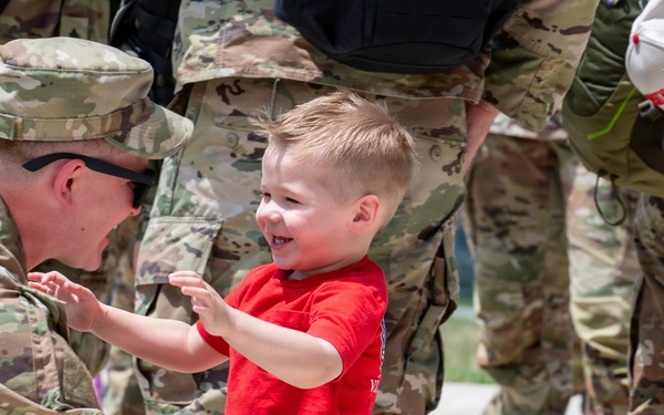 Nebraska National Guard Soldiers return home after Washington mission