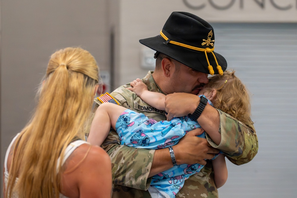 Nebraska National Guard Soldiers return home after Washington mission