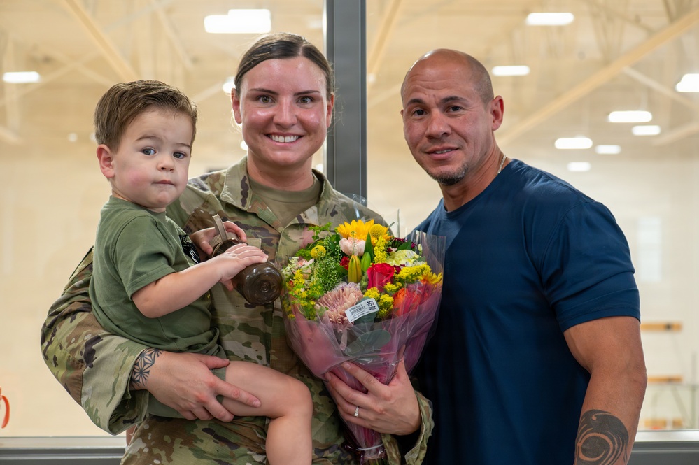 Nebraska National Guard Soldiers return home after Washington mission