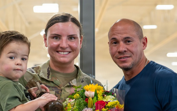 Nebraska National Guard Soldiers return home after Washington mission
