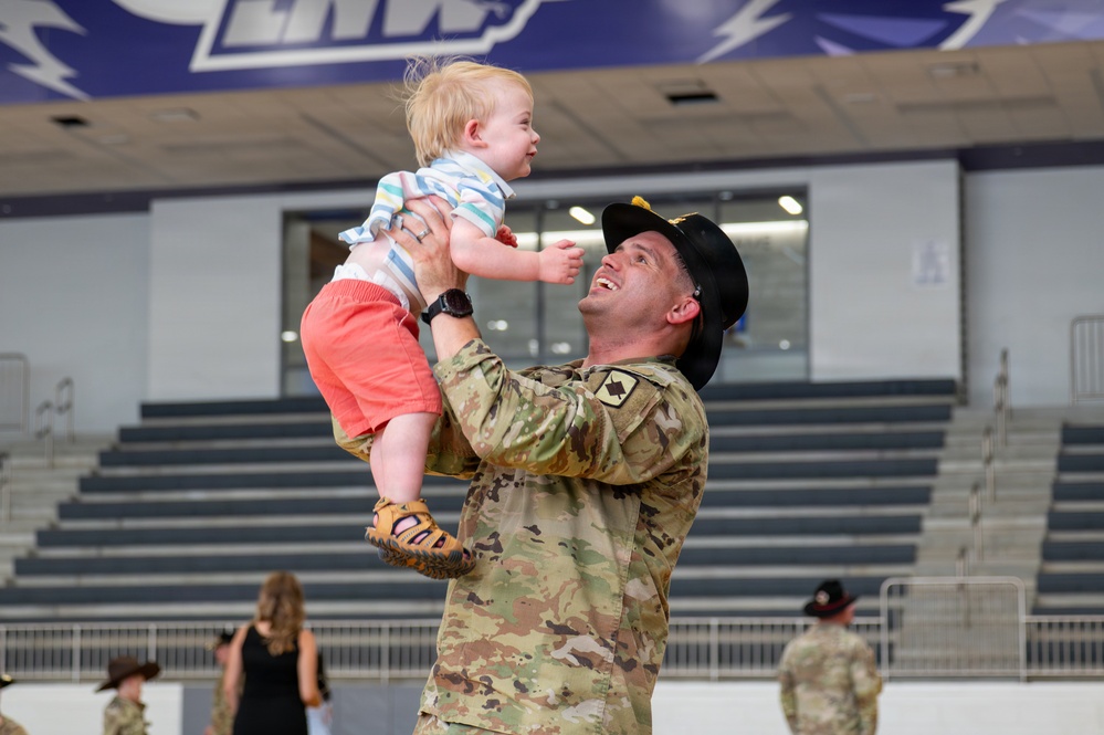 Nebraska National Guard Soldiers return home after Washington mission