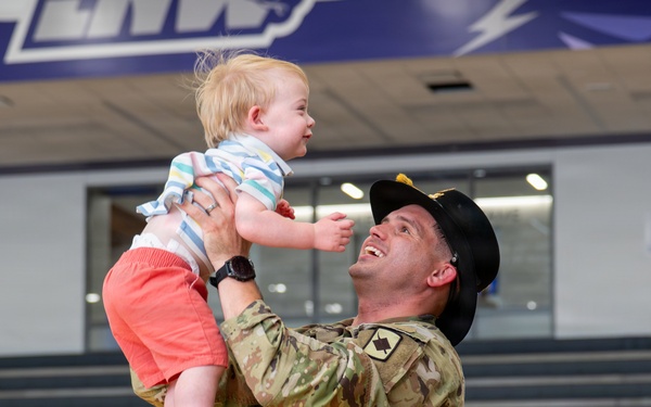 Nebraska National Guard Soldiers return home after Washington mission