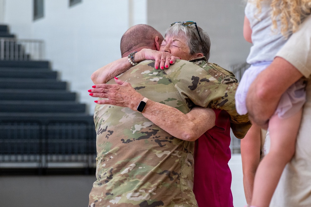 Nebraska National Guard Soldiers return home after Washington mission