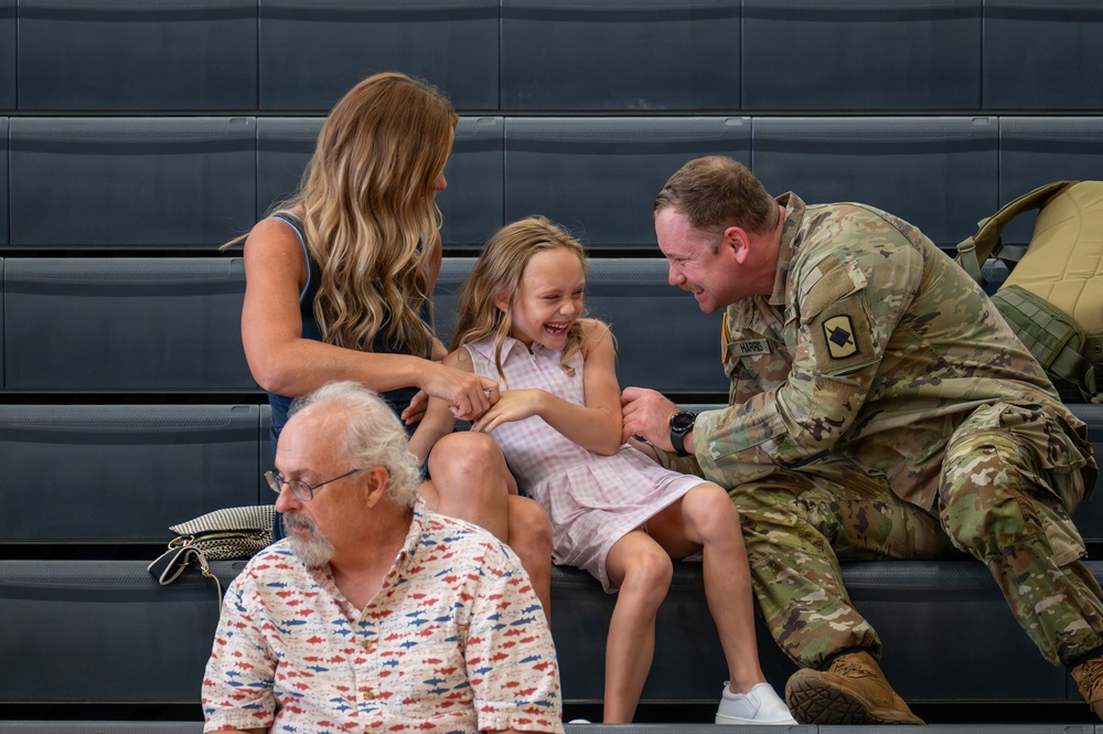 Nebraska National Guard Soldiers return home after Washington mission