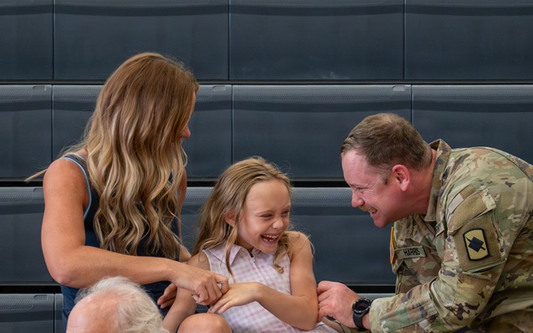Nebraska National Guard Soldiers return home after Washington mission