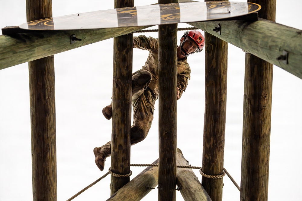 National Best Warrior 2026 competitors challenge themselves through obstacle course
