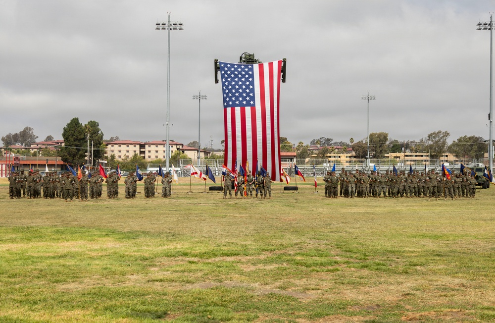 1st Medical Battalion Conducts Change of Command Ceremony