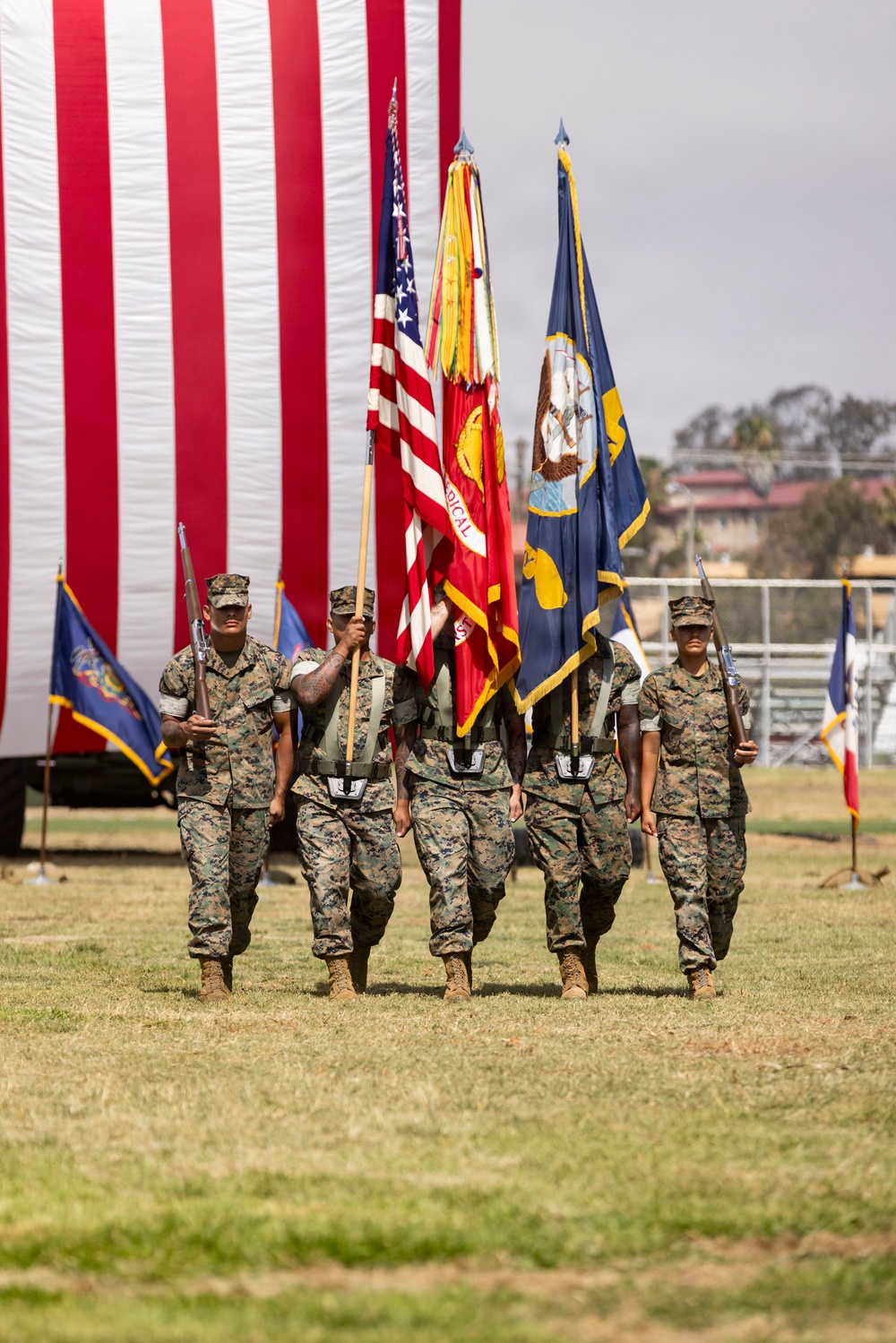 1st Medical Battalion Conducts Change of Command Ceremony
