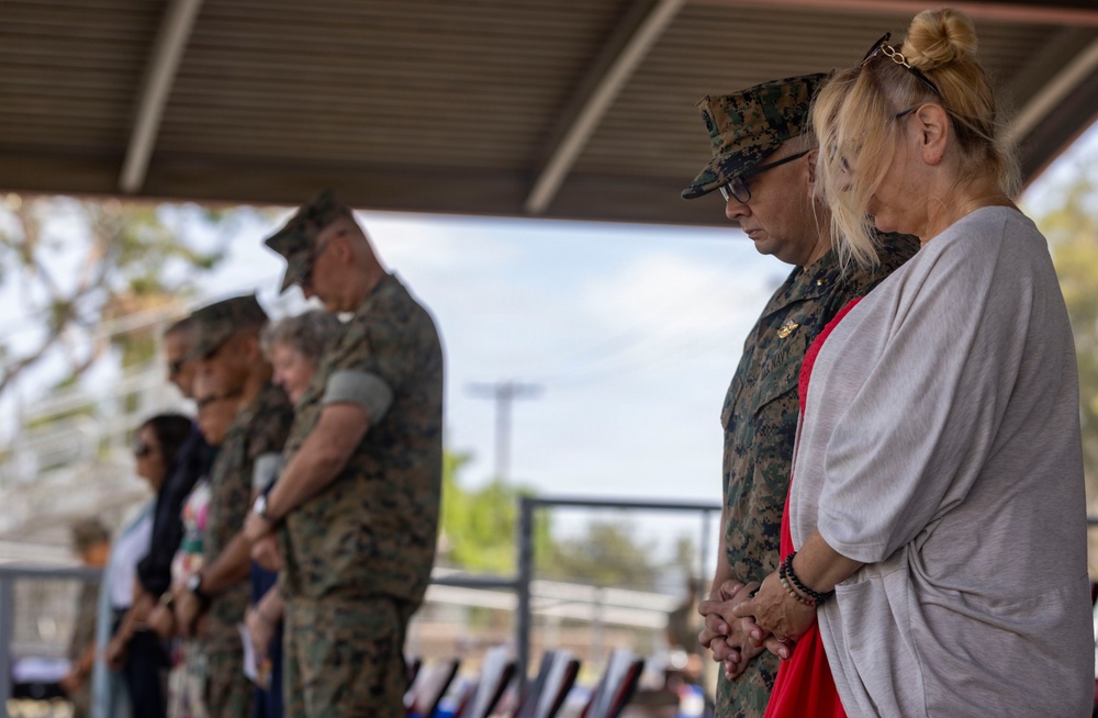 1st Medical Battalion Conducts Change of Command Ceremony
