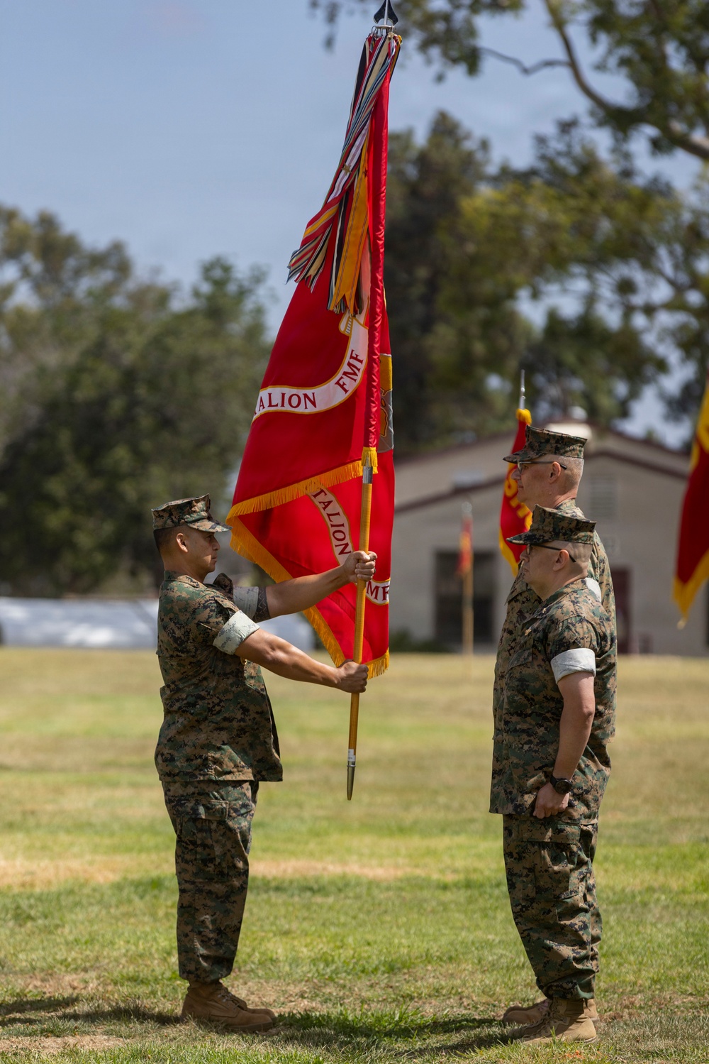 1st Medical Battalion Conducts Change of Command Ceremony