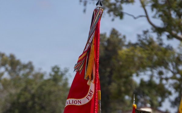 1st Medical Battalion Conducts Change of Command Ceremony