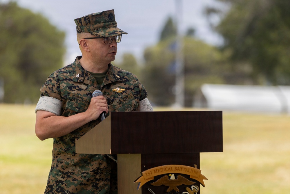 1st Medical Battalion Conducts Change of Command Ceremony
