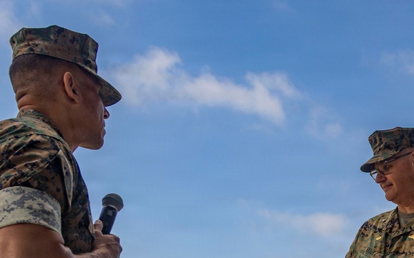 1st Medical Battalion Conducts Change of Command Ceremony