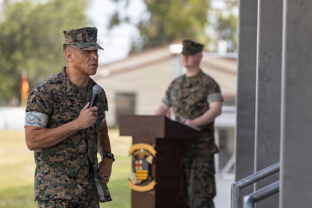 1st Medical Battalion Conducts Change of Command Ceremony