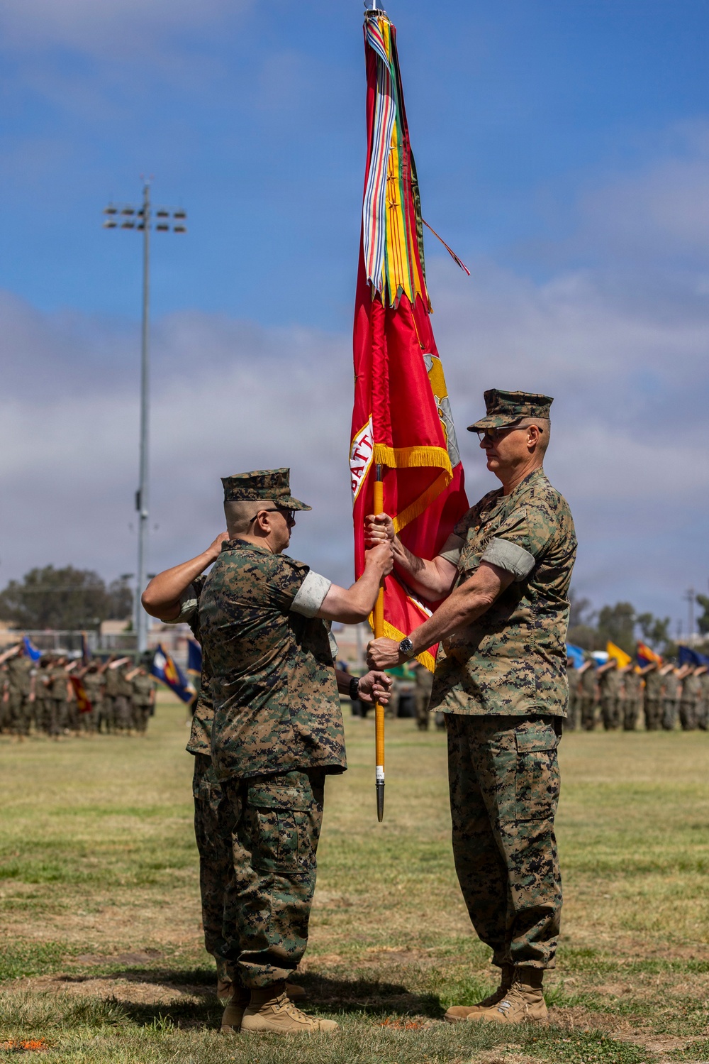 1st Medical Battalion Conducts Change of Command Ceremony