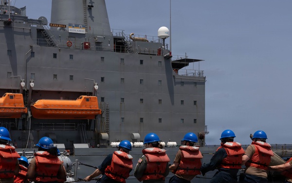 USS Gridley (DDG 101) Conducts Refueling-at-Sea