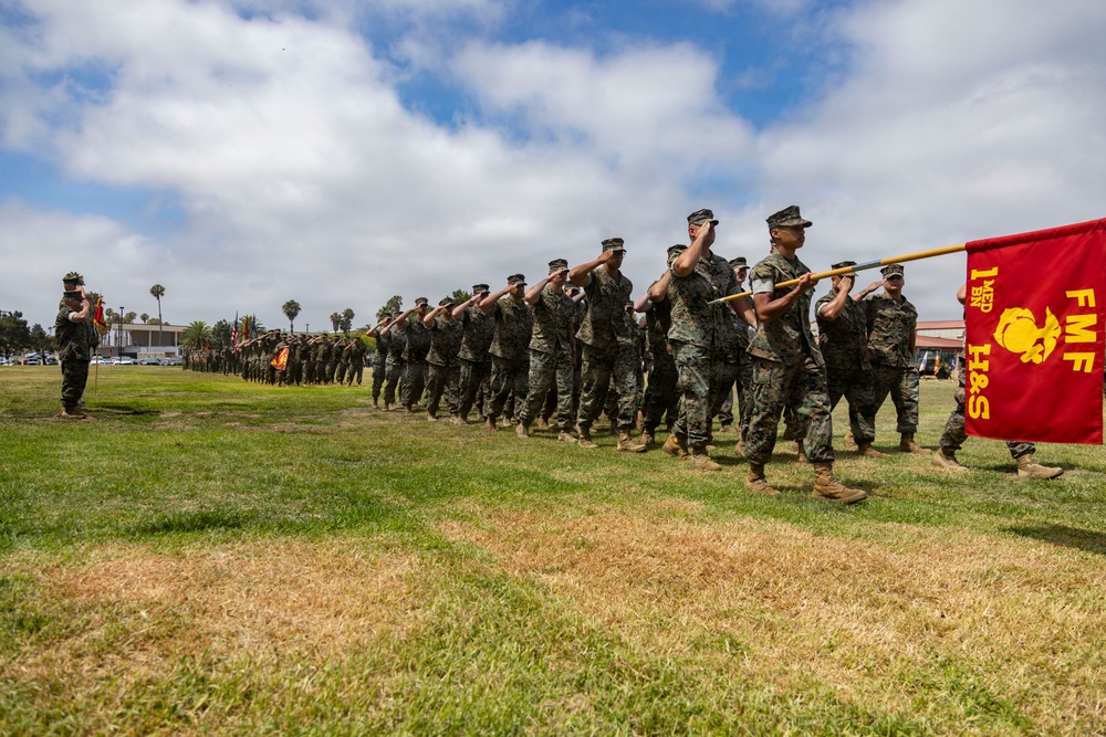 1st Medical Battalion Conducts Change of Command Ceremony