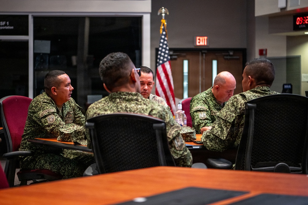 The South Carolina Emergency Management Division hosted Colombian Navy