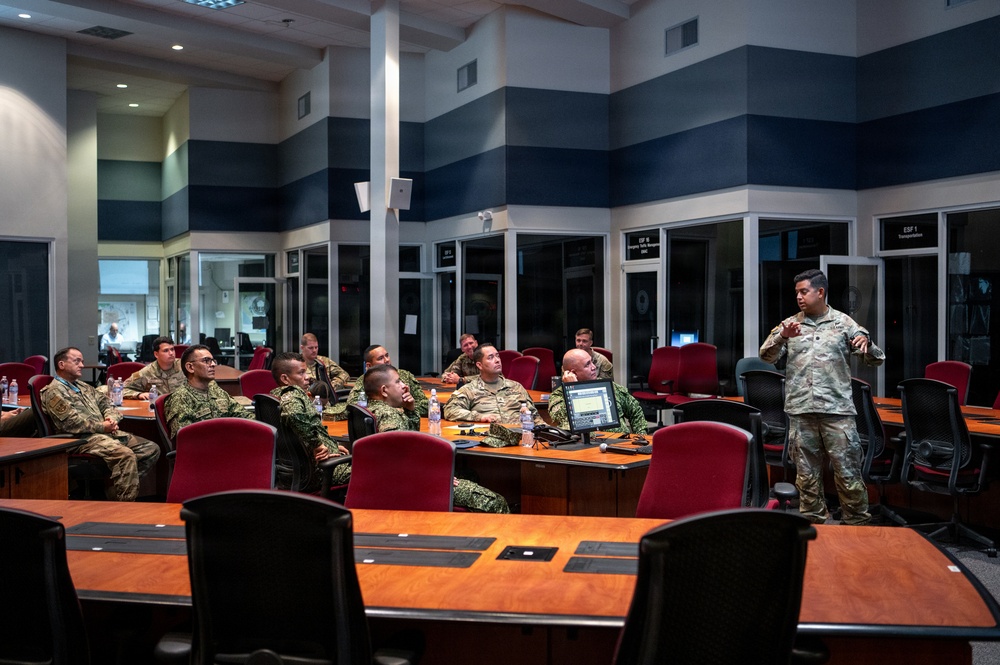 The South Carolina Emergency Management Division hosted Colombian Navy