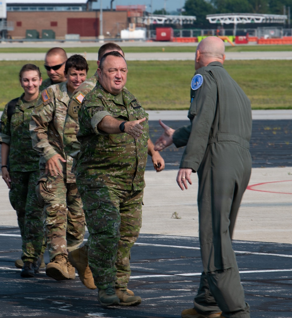 Slovak state partner visits to talk logistics readiness
