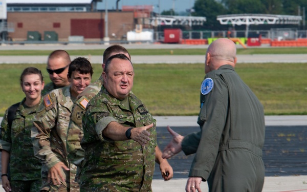 Slovak state partner visits to talk logistics readiness