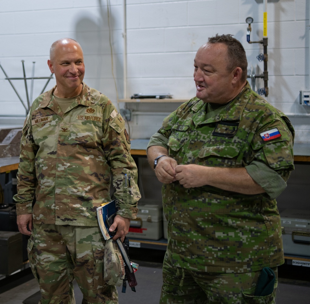 Slovak state partner visits to talk logistics readiness