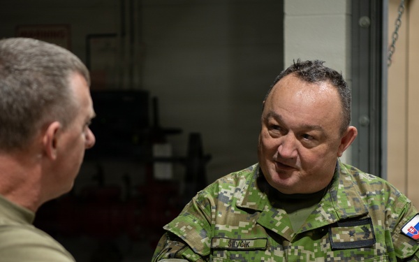 Slovak state partner visits to talk logistics readiness
