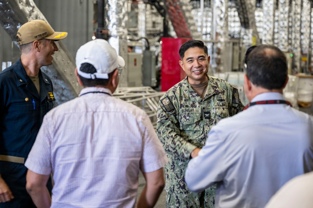 Caltrans Employees Visit NBSD, U.S. Navy Warship