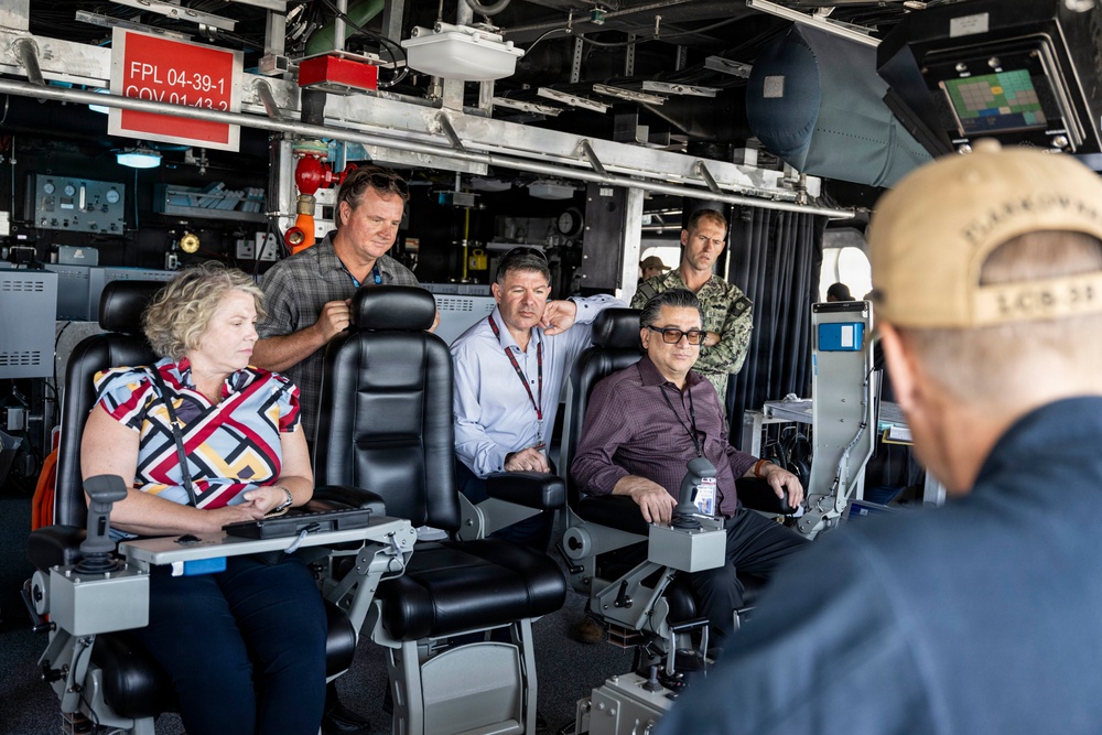 Caltrans Employees Visit NBSD, U.S. Navy Warship