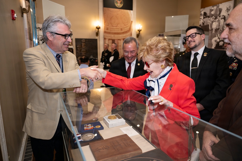Congressman James Moylan of Guam and Former Congresswoman Madeleine Bordallo of Guam Visit ANC in Honor of the 82nd Liberation Day of Guam