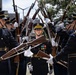 U.S. Army Drill Team Performs at New York CIty Hall during Sail250