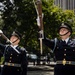 U.S. Army Drill Team Performs at New York CIty Hall during Sail250