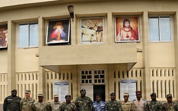 Multinational service members tour religious sites during the West Africa Religious Affairs Symposium (WARAS) in Ghana
