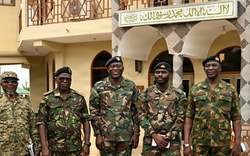 Multinational service members tour religious sites during the West Africa Religious Affairs Symposium (WARAS) in Ghana