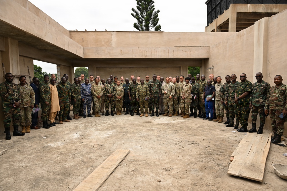 Multinational service members tour religious sites during the West Africa Religious Affairs Symposium (WARAS) in Ghana