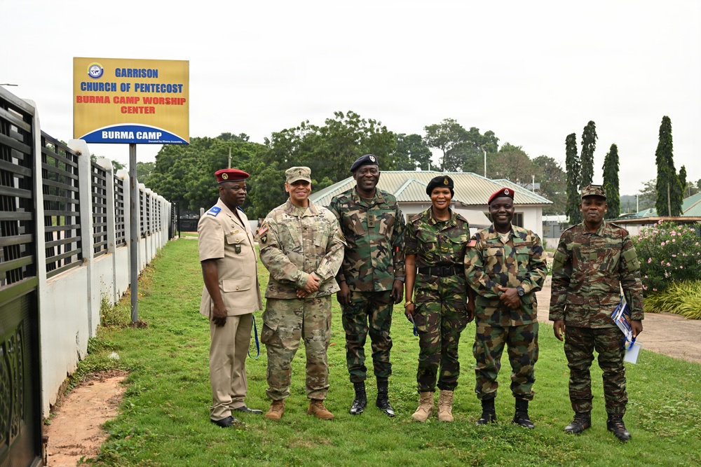 Multinational service members tour religious sites during the West Africa Religious Affairs Symposium (WARAS) in Ghana