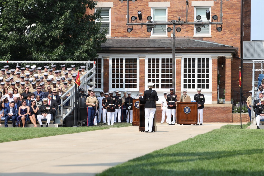 Marine Barracks Washington Change of Command