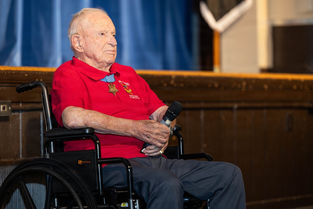 Medal of Honor Recipient Royce Williams Returns to Pensacola to Welcome Navy's Newest Student Naval Aviators