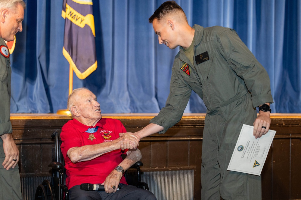 Medal of Honor Recipient Royce Williams Returns to Pensacola to Welcome Navy's Newest Student Naval Aviators