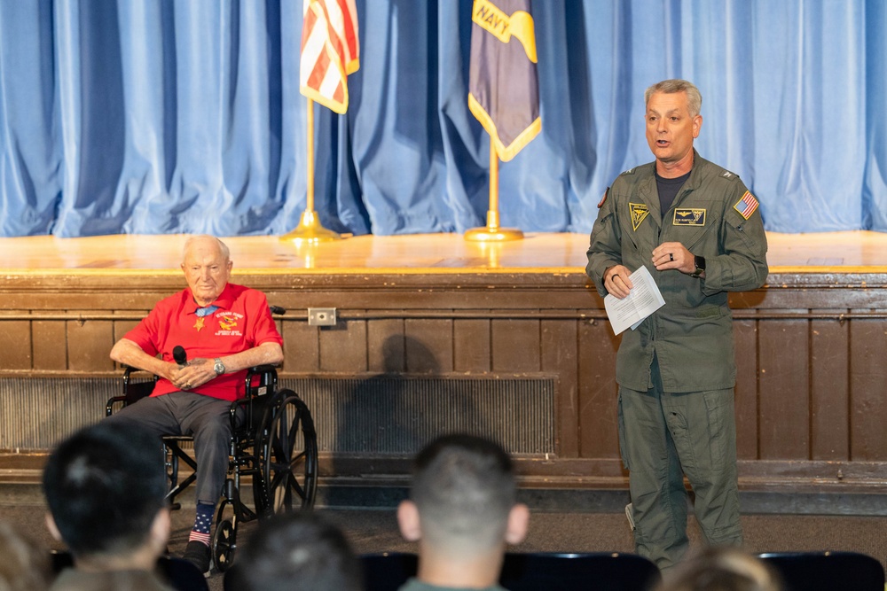 Medal of Honor Recipient Royce Williams Returns to Pensacola to Welcome Navy's Newest Student Naval Aviators