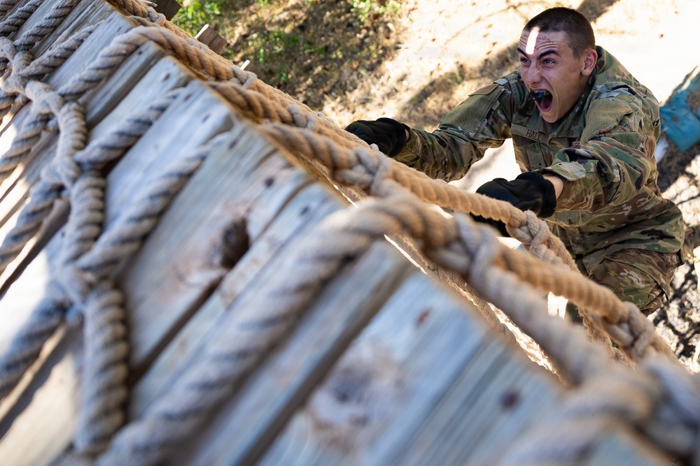 U.S. Air Force Academy BCT Class of 2030 Obstacle Course
