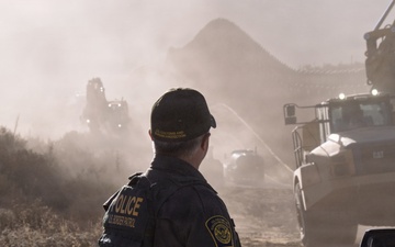 Border Patrol Agent Works the Campo Area of Responsibility