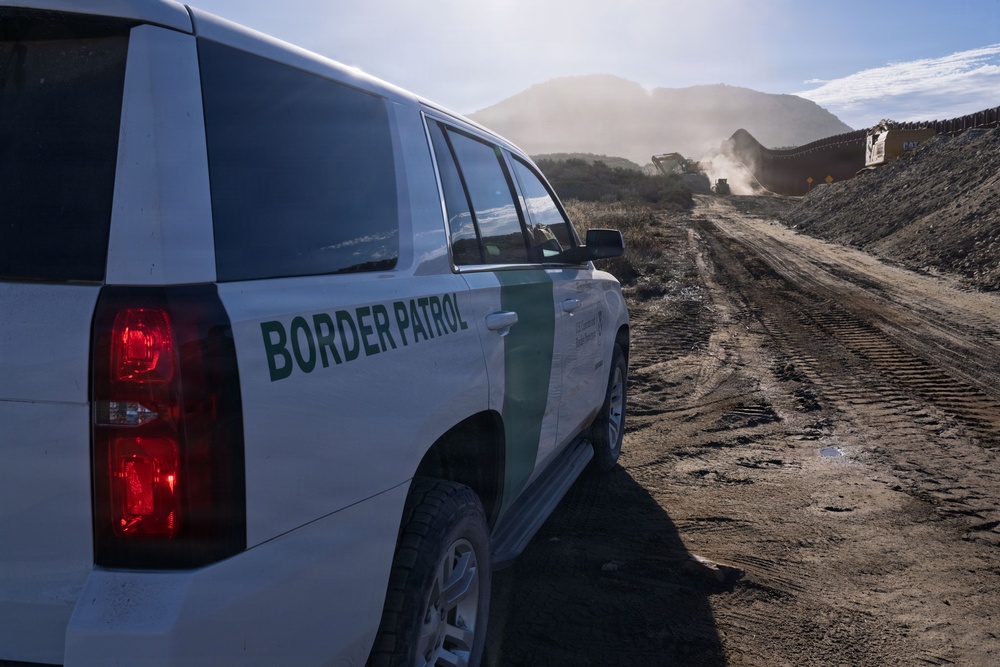 Border Patrol Agent Works the Campo Area of Responsibility