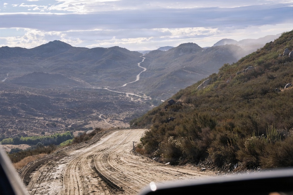 Border Patrol Agent Works the Campo Area of Responsibility