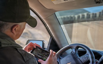 Border Patrol Agent Works the Campo Area of Responsibility